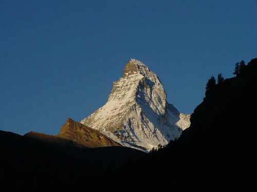 The Matterhorn early morning (foto Tomoki Takahashi)